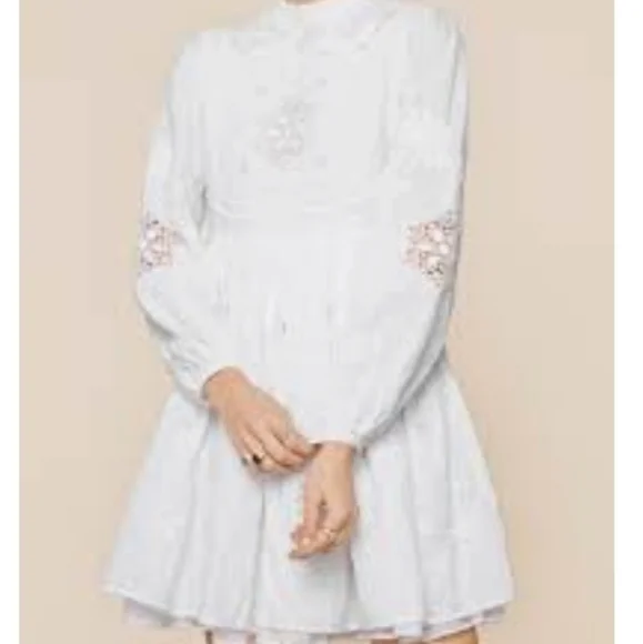 chinese dress ladies BYTIMO STOCKIST AUSTRALIA Linen Mini Dress main image 1